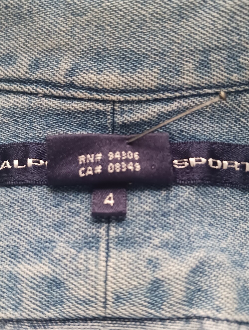 Ralph Lauren Light Blue Denim Button-Down Shirt - Picture 4 of 4